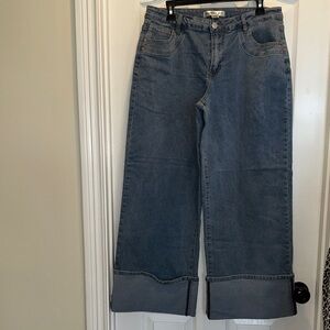Steve Madden Wide Leg Jeans in Blue